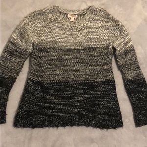 Black ombré sweater